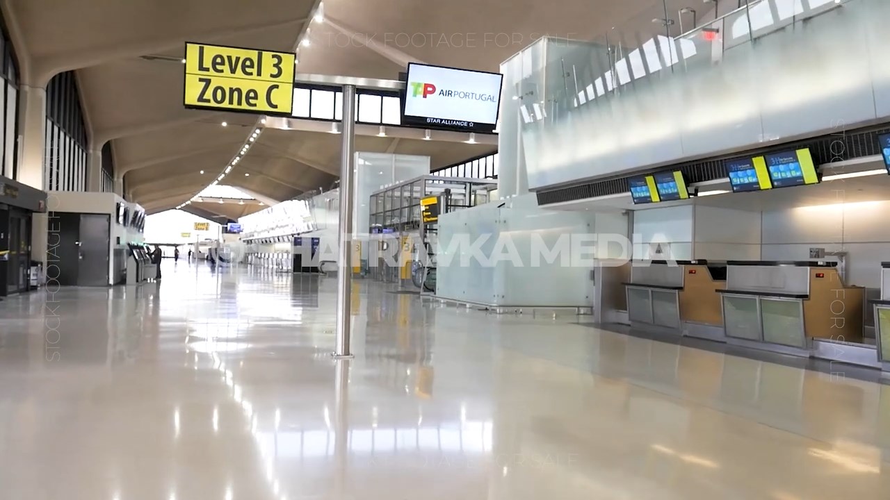 Empty Newark Airport During Covid19 Lockdown SHATRAVKA MEDIA