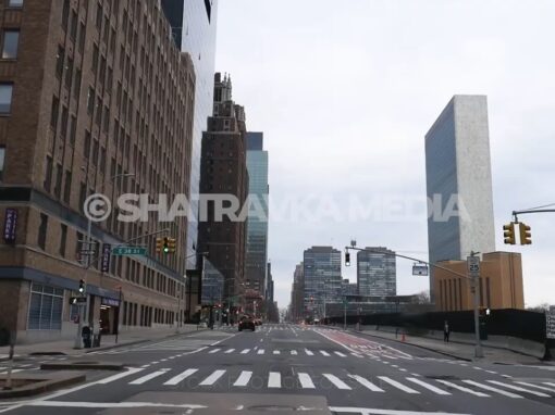 Empty Streets: Tudor City, United Nations, NYC COVID Lockdown